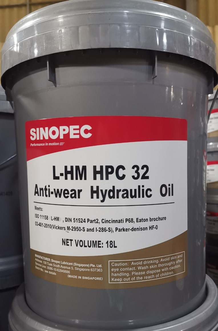 Nhớt thủy lực Sinopec L-HM AW 32