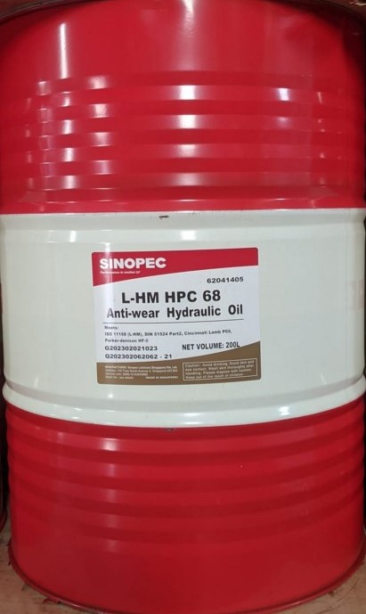 Nhớt thủy lực Sinopec L-HM HPC 68