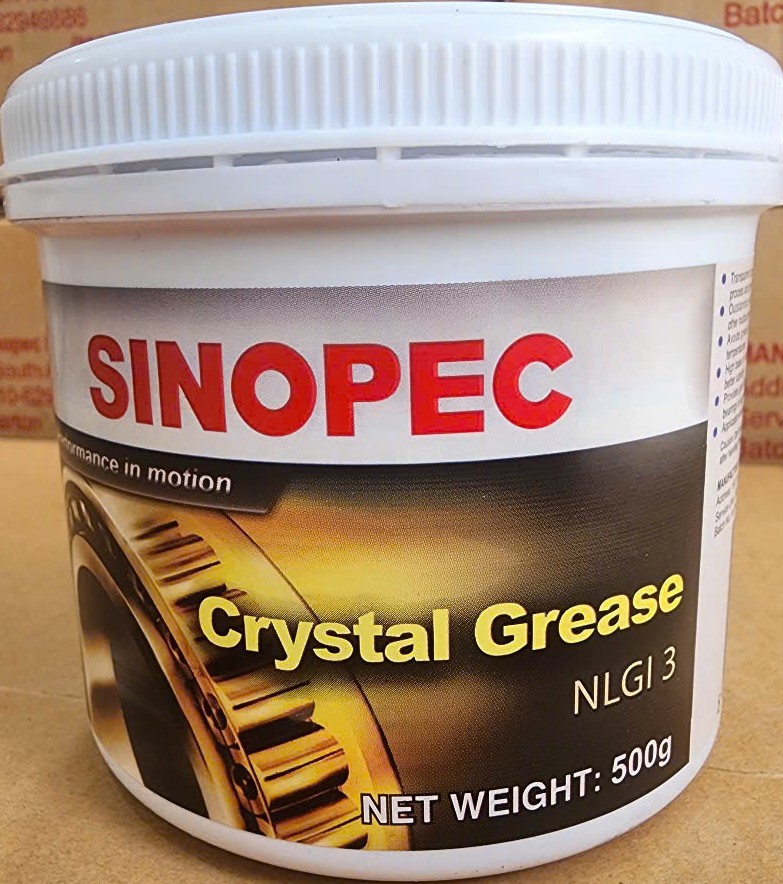 Mỡ Sinopec Crystal NLGI 3 - 500g