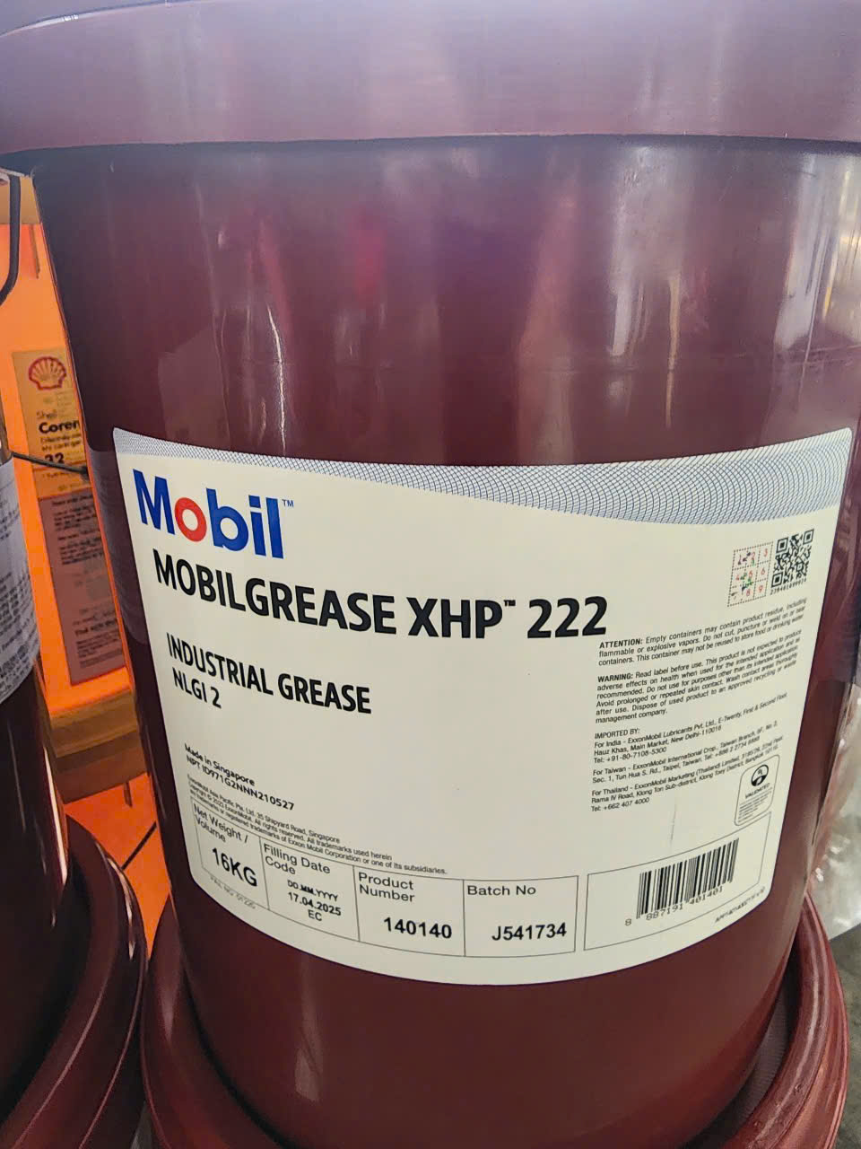 Mỡ Mobil grease XHP 222